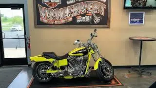 2009 Harley-Davidson CVO Dyna Fat Bob in Sunrise Yellow-FXDFSE