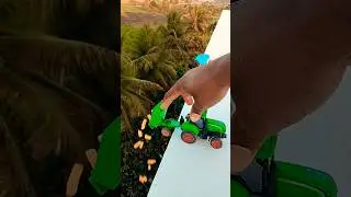 mini tractor trolley ke upar Kurkure dher Sara load kiya#shortvideo#toys🫡🫡😀😀😄😄👍👍🚜🚜🚜🚜