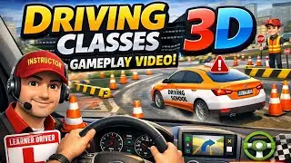 Driving classes 3d new game play video 🔥 | amazing drift 😎 || #gaming #trending #funny #viral 