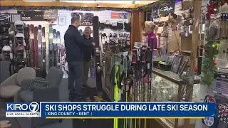 Ski shops struggle after a warm winter start