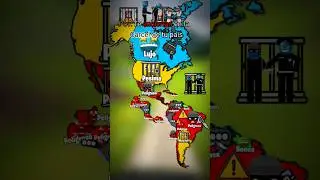Pov: te encierran en la C&aacute;rcel de tu Pais👮&zwj;♂️⛓️&zwj;💥🤔#geography#mapping#viral#shorts #countryballs#fyp