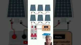 solar panel series connection #solarpanel #seriesconnection