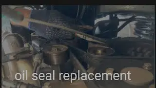 clutch fan Pulley,oil seal, leakage, replacement ! Maan truck