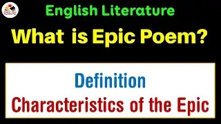 What is Epic Poetry? || What is Poetry ? || Epic Poetry in English Literature || Important Epic Poem