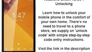 Unlock Vodafone Smart Turbo 7 (VFD-500) - NP Unlock PIN