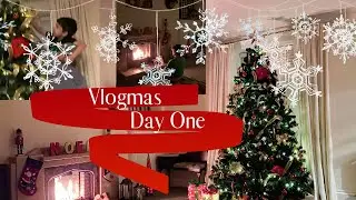 VLOGMAS DAY 1 2020 | Putting up our tree | Elf on the Shelf Arrives