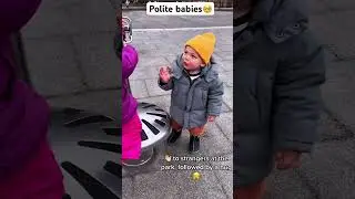 Polite babies #babies#cutebabies#funny#funnybabies#kids