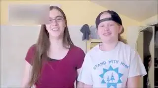 Allie and Sally--Drawing with Your Foot Challenge