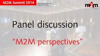 M2M Summit 2014 | Panel Discussion: M2M perspectives