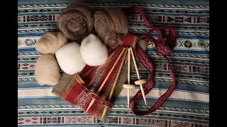 Spinning Khaitu - Traditional Andean Weaving Yarn