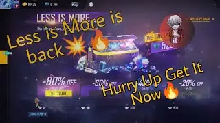 LESS is MORE 💥 event is back! | FreeFire