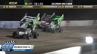 Empire Super Sprints | Weedsport Speedway Highlights | 7/6/25