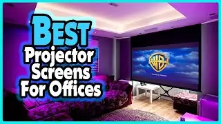 🔶Top 5: Best Projector Screens for Offices In 2025 🏆 [ Amazon 4K Projector Screen Reviews ]