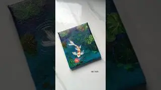 Koi fish painting ❤️#painting #art #artshorts #acrylicpainting