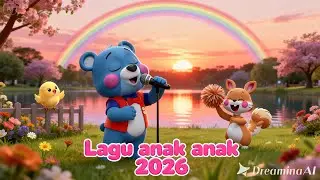 Kring Kring bunyi speda  🐸🎶 | Animasi 3D Lagu Anak Lucu & Edukatif | Beruang Biru