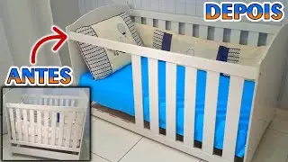 COMO TRANSFORMAR BERÇO EM CAMA MONTESSORIANA FÁCIL E RÁPIDO