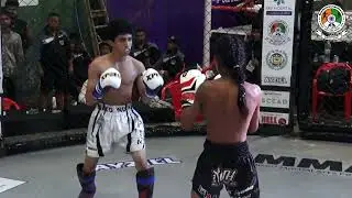 Ramit Maharajan(Nepal) vs Parth Jadhav(India) Kickboxing bout, International Combat Sports Festival