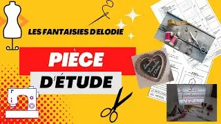 Pi&egrave;ce d'&eacute;tude : Patte de boutonnage surpiquer