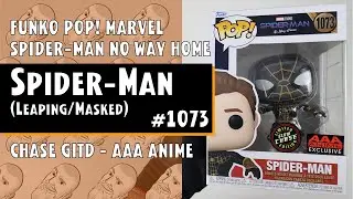 Funko Pop Spider-Man (Leaping - Masked - Chase GITD) - 1073 - AAA Anime // Just One Pop Showcase