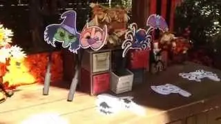 Disneyland Halloween Carnival 2014 Craft Mask Area for Kids