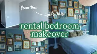 My moody and eclectic bedroom makeover (renter-friendly)