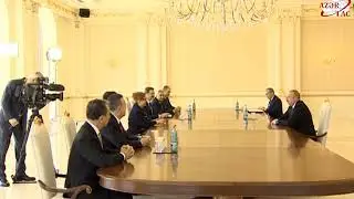 President Ilham Aliyev received delegation led by Turkish minister of trade
