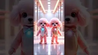 Neon Pup Duo &ndash; Lights, Paws, Action!