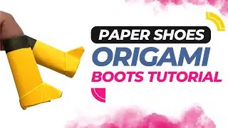 Step into Style: Easy Origami Shoes Tutorial for Beginners | How to Make Paper Boots and Shoes