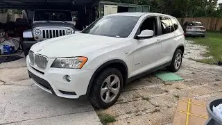 2012 BMW X3 3.0L bad ac compressor. 