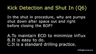Kick Detection and Shut In (Q6)