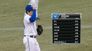 MIN@TOR: Jenkins limits Twins to one hit over 3 1/3