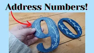 Making ceramic address numbers start to finish- full process creative pottery