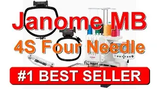 Janome MB 4S Four Needle Embroidery Machine with Accessories - B00TXS0SKC