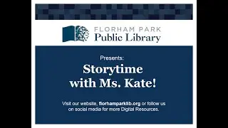 Florham Park Library Presents Problem Solving Storytime