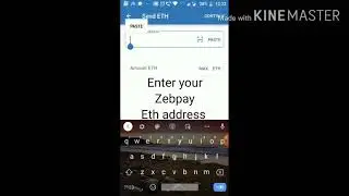 Transfer Ethereum to Zebpay from Trust Wallet