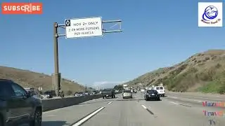 57 North & 10 East Fwy to Fontana, California, USA.