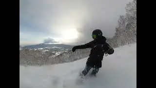 Japan Powder Snowboard일본원정/니세코 전설의 미하라시Niseko Miharashi/저세상 파우더 스노우보드 영상