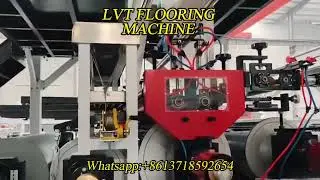 TESTING 7 ROLLER  HIGH CAPACITY LVT FLOORING MACHINE, NEW TECHO SPC/LVT FLOORING PRODUCTION MACHINE