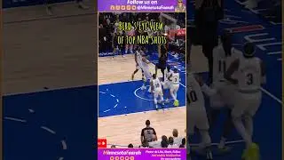 Bird's Eye View of Top #nba #shots this year #nba2024 #shorts | MinnesotaFaarah