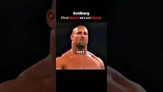 Goldberg : First Match vs Last Match | Edit | #wwe #wrestling #goldberg #shortsfeed #shorts