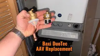 How to change a Baxi DuoTec AAV | How to Replace Top & Bottom Automatic Air Vents