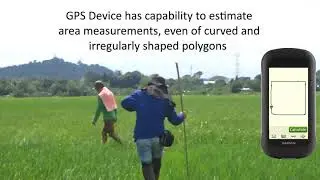 Area calculation using GPS