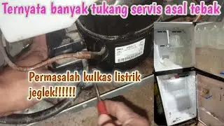 Cara Mengatasi Kulkas Konslet!!! Meteran Listrik Jeglek#kulkas