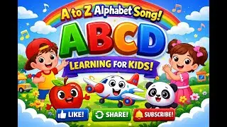Learn ABCD with Cartoons | A to Z Alphabet for Kids | SK Studio Rhymes