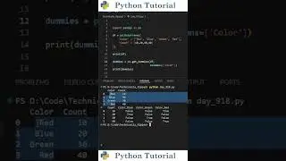 Прямое кодирование в Pandas | Учебное пособие по Python