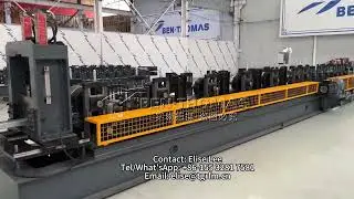 C Z U Omega Sigma roll shaping machine / Ben-Thomas rollforming line for purlins
