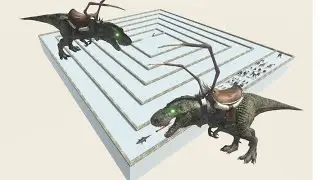 Mega Dinosaur Battle! 🦕🔥#animation #gaming #dinosaur #arbs #gameplay #indodinos #funny #games