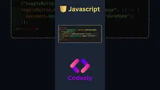 Toggle Dark Mode and Light Mode Theme Switch Button. #html #css #javascript #webdevelopment #theme