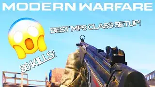 COD MW! 80 Kills on Shipment! (BEST MP5 CLASS SETUP)