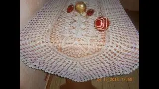 Советы тем,кто вяжет скатерть.Мои удачные скатерти  и ошибки..